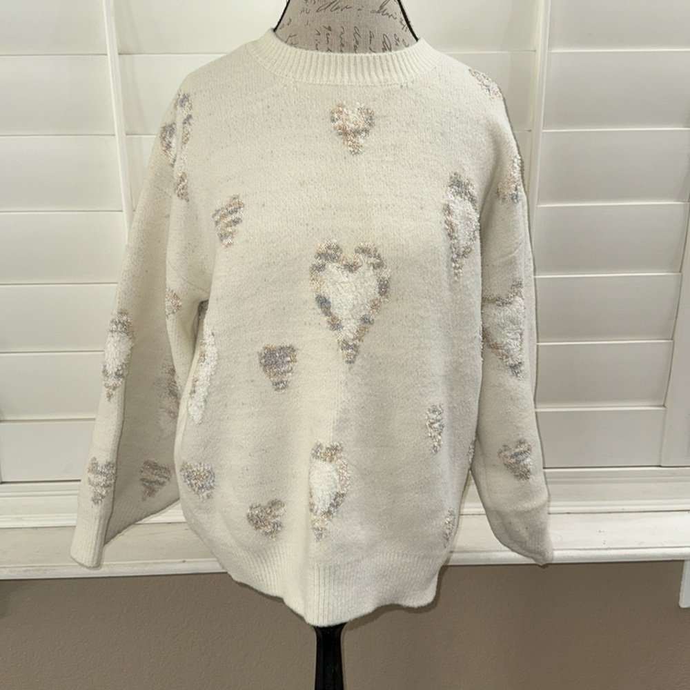 POL Heart Sweater